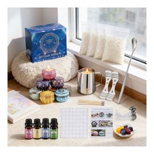 Envase Vacío para Velas con Tapa, Caja Elegante para Rellenar con Cera Aromática, Programa de Exhibición de Marca Privada para Venta Minorista - Product Image 5