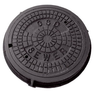 Custom-Sized Logo D400 Heavy-Duty Roadway Ductile Cast Iron <strong>Manhole</strong> <strong>Cover</strong> EN124 Standard Shape for Standing Heavy Vehicle - Product Image 3