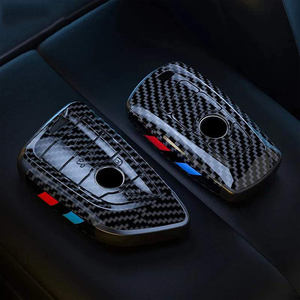 เคสกุญแจรถยนต์ลายคาร์บอนไฟเบอร์ ABS สำหรับ BMW X3 X5 X6 F30 F34 F10 F20 G20 G30 G01 G02 G05 F15 F16 ซีรีส์ 1 3 5 7 - Product Image 2