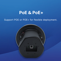 Haut-parleur de plafond IP SIP PoE avec amplificateur intégré et communication bidirectionnelle, 100 dB SPL