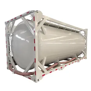 厂家直销供应20英尺散装水泥粉运输ISO罐式集装箱