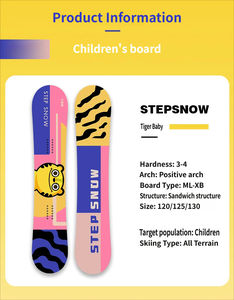 Nouveau <span class=keywords><strong>snowboard</strong></span> enfant motif dessin animé, <span class=keywords><strong>snowboard</strong></span> sandwich plat pour débutants sur la neige, outils de neige pour enfants - Product Image 2