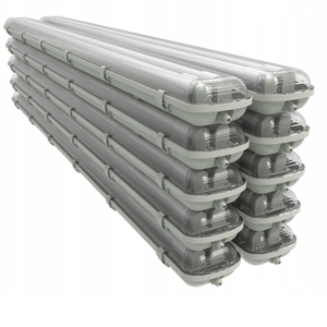 Luminaire Tri-Proof IP65, Tube LED T8 G13, Éclairage LED Étanche à la Vapeur, Luminaire à Double Tube LED 4FT - Product Image 1