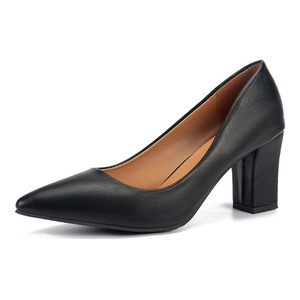 IStapromo Regali 2026 per Donne, Scarpe Slip-on con Tacco Medio in Pelle PU, Scarpe da Ufficio con Zeppa per Signore - Product Image 5