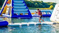 Gran Parque Acuático Inflable Flotante a Precio de Fábrica con Muchos Juegos Acuáticos Divertidos