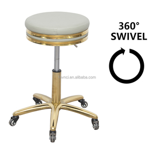 Tabouret de beauté moderne, chaise de <span class=keywords><strong>coiffeur</strong></span>, tabouret de barbier pour salon de coiffure, salon de manucure, tabouret de barbier rotatif réglable avec roulettes - Product Image 6
