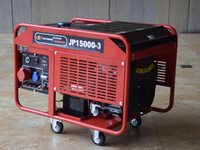 JLTPOWER JP1800 15KW Umweltfreundlicher Tragbarer 4-Takt Luftgekühlter Benzingenerator 9,0h Laufzeit 25L Kraftstofftank 999CC