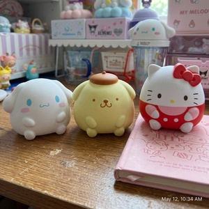 Jouet Squishy en PU en gros, personnages de dessins animés Kawaii, figurine d'anime à remontée lente, porte-clés anti-stress à presser, 14 ans - Product Image 3