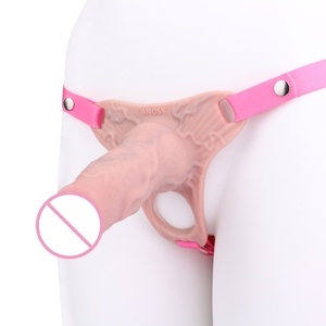 ANOSX Hollow Penis Chastity Device Penis Attachment Cock Cage Silicone Chastity Pants FTM Penis Packers Sex Toys for Male Female - Product Image 5