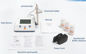 <span class=keywords><strong>pH</strong></span>-mètre de paillasse Eco-Basic PH100B avec fonction d'arrêt automatique et de réinitialisation, en plastique, compatible OEM/ODM pour les tests environnementaux - Product Image 5
