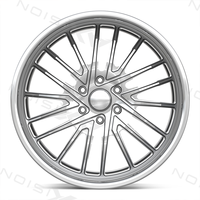 Jantes forgées 2 pièces 24x10 26x10 6x5.5 6x139.7 polies à 6 branches directionnelles pour Chevrolet Silverado GMC Sierra