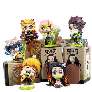 Figurine d'action japonaise Tanjiro, <span class=keywords><strong>jouet</strong></span> en PVC, boîte surprise, Nezuko, série de fleurs de <span class=keywords><strong>naissance</strong></span>, cadeau pour enfants - Product Image 1