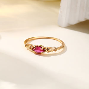 जेम्नेल मार्क्विज़ पेरीडोट सीज़ शैंपेन रूबी डायमंड गहने 925 थोक चांदी विंटेज छल्ले - Product Image 4