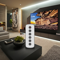 Control Remoto Universal IR de 6 Teclas para Altavoz de Audio, Carcasa de Aleación de Aluminio, Reemplazo de Controlador Hi-Fi, OEM ODM Personalizado JCXK