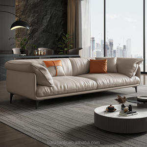 โซฟาหนังอิตาลีสำหรับห้องนั่งเล่นโซฟาดีไซน์ล่าสุด - Product Image 2