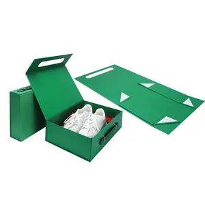 맞춤형 접이식 개인화 포장 골판지 단단한 상자 의류 리본과 자기 접이식 선물 상자