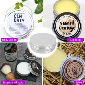 5ml 10ml 20ml 30ml 50ml 60ml 80ml 100ml 150ml 200ml 50g Vòng nhôm mỹ phẩm thiếc container nhôm thiếc Jar với vít đầu - Product Image 4