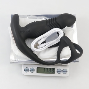 Control Remoto por Aplicación, Tapón Anal Retráctil de Tres Anillos para Hombres, Dispositivo de Masaje Vibrador para Masturbación, Juguete Sexual para Adultos - Product Image 4