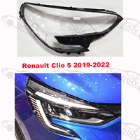 Couvre-phare de voiture pour Renault CLIO 5 2019 2020 2021 2022, coque de protection de lentille de phare de voiture