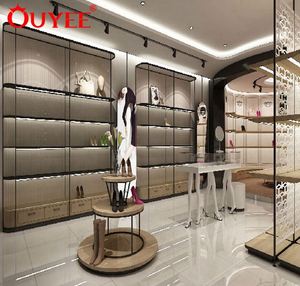 Boutiques de chaussures au détail Présentoir mural d'intérieur Mobilier étagère de magasin de chaussures pour magasin de chaussures - Product Image 2