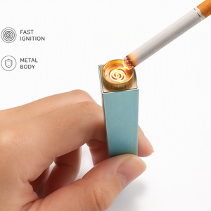 Encendedor Eléctrico Metálico OEM, Encendido Rápido, Encendedor de Cigarrillos, Portátil de Viaje, Diseño Minimalista - Product Image 1