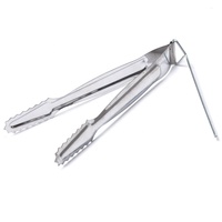 Pince à charbon portable en fer argenté givré à long manche pour chicha, accessoires robustes pour narguilé arabe