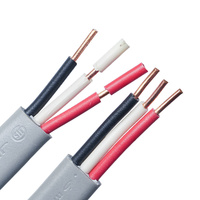 PSE kabel daya 2 3 inti, kabel listrik VVF 1.0mm 1.2mm 1.6mm 2.0mm 2.6mm