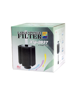 XY-2837/2838 xinoe बड़े प्लास्टिक स्पंज फिल्टर 5w 110-240v जलीय मछली टैंक लिविंग रूम बॉक्स के लिए पैक किया गया - Product Image 1