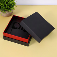 Boîte cadeau rigide personnalisée en carton avec insert, estampage à chaud et gaufrage, emballage tiroir pour écouteurs