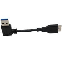 Cable USB 3,0 de ángulo recto de Venta caliente OEM-Cable USB A macho a Micro B macho...