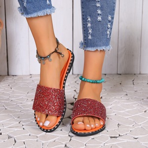 Sandalias Planas con Pedrería, Estilo Verano 2026, Zapatos Elegantes para Mujer - Product Image 4