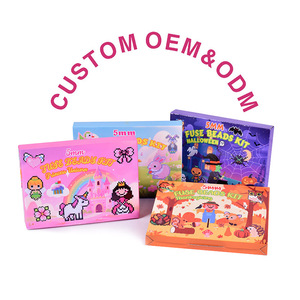 Perles Hama en EVA en gros, 48 couleurs, écologiques, unisexe, à repasser, DIY, perles Perler, jouets éducatifs JLT pour enfants de 5 à 7 ans - Product Image 2