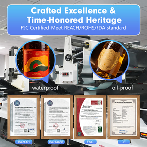 Étiquettes personnalisées en BOPP autocollantes, imprimées UV, imperméables, pour l'emballage de canettes de bière, de bouteilles, de <span class=keywords><strong>vins</strong></span> de la vigne, de vin rouge, ISO CE - Product Image 3