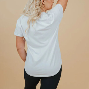 Vêtements de maternité de haute qualité avec logo personnalisé pour les mères, <span class=keywords><strong>t</strong></span>-<span class=keywords><strong>shirt</strong></span> d'allaitement à manches courtes, vêtements avec fermetures éclair invisibles sur les deux cô<span class=keywords><strong>t</strong></span>és - Product Image 1