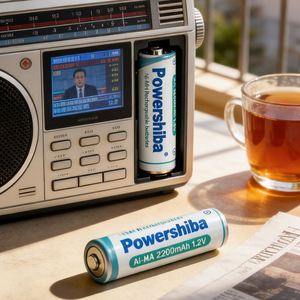 2200mAh 1.2V NiMH AA Şarj Edilebilir Pil, Tıbbi El Fenerleri, Tüketici Elektroniği ve Güneş Enerjili Lambalar için - 3 Yıl Raf Ömrü - Product Image 1