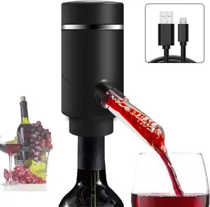 Rechargeable Operated Factory Price Wine Decanter Set With Base In Hot Electric Wine Decanter For Red Wine