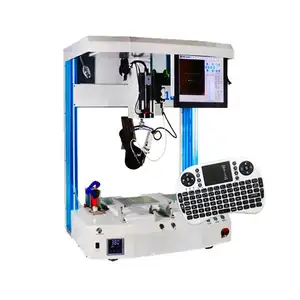 4-As Single-Head Station Automatische Desktop Lassen Robot Soldeermachine Voor Lcd Magnetische Kop Zonnecel