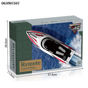 2,4G tamaño grande carreras de alta velocidad <span class=keywords><strong>Rc</strong></span> Control remoto barcos Kit de juguete para niños con luz - Product Image 6
