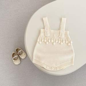 Engepapa Herbst Baby Kleidung Baumwolle Mädchen Strick Cardigan Mantel Stram pler 2 Pcs Set Mode Baby Jacken - Product Image 6