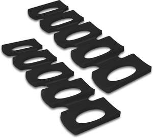 Tappetino da Bar Classico in Silicone, Organizzatore per Bottiglie Impilabile per Frigorifero, Supporto Antiscivolo per Birra e Soda, <span class=keywords><strong>Accessori</strong></span> da Bar - Product Image 2