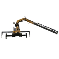 Precio directo de fábrica 12Ton 14Ton 16Ton Electric Mini Pick Up Truck Crane Portable Small Truck Mounted Crane Venta caliente en Chile
