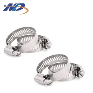 OEM adjustable13-19 5 inch screw 150mm 304 stainless steel cylindrical power spiral hose clamp