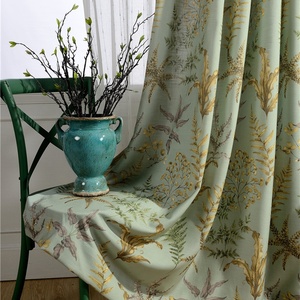 Nhà cung cấp rèm vải cotton in hoa văn hiện đại, hình học, giá rẻ, bán buôn, rèm nhà, rèm phòng khách, nhà máy sản xuất rèm - Product Image 6