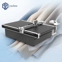 Machine de découpe de tissus entièrement automatique YuChon avec contrôle informatique pour la conception de motifs sur soie et textiles