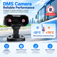 Caméra DMS autonome avec haut-parleur intégré pour la surveillance de la fatigue du conducteur dans les autobus, les camions et les véhicules utilitaires