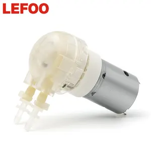 LEFOO Infusion Pump Low Cost Peristaltic Pump 24 Volt Dc Electric Standard Peristaltic Pump Dc Viscous