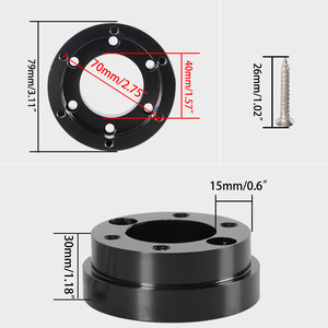 Adaptateur de volant en alliage d'aluminium 70mm pour contrôleur de jeu de course Logitech G29 G920 G923 - Product Image 5