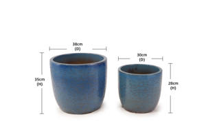 Maceta de Cerámica Ecológica Inspirada en la Arcilla Natural con Orificio de Drenaje, Transpirable y Porosa para Interiores y Exteriores - Product Image 4