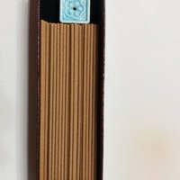 Bâtons d'encens naturels sans bambou en bois de santal et oud bio - Encens chinois écologique au design personnalisable pour