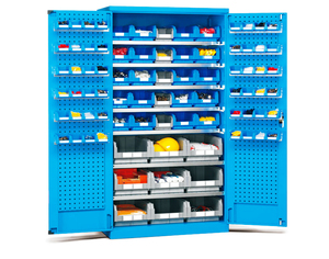 Fenghui gereedschapskast met laden en metalen planken met hangbord - Product Image 1